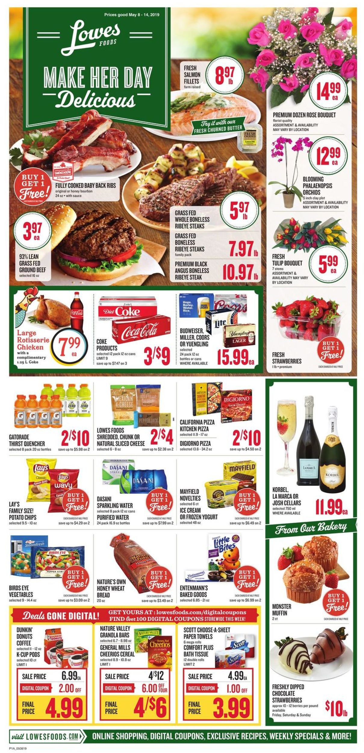 Lowes Foods Ad from 05/08/2019