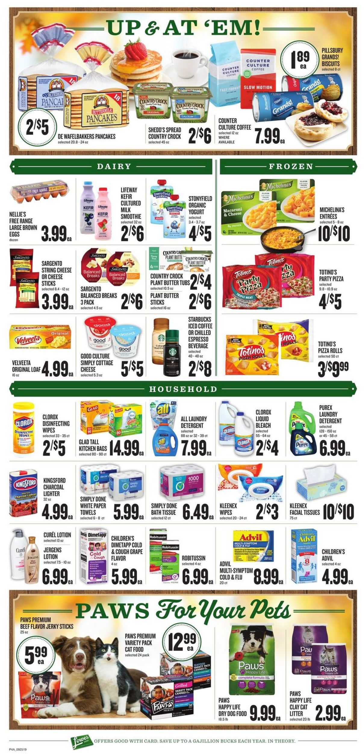 Lowes Foods Ad from 09/25/2019