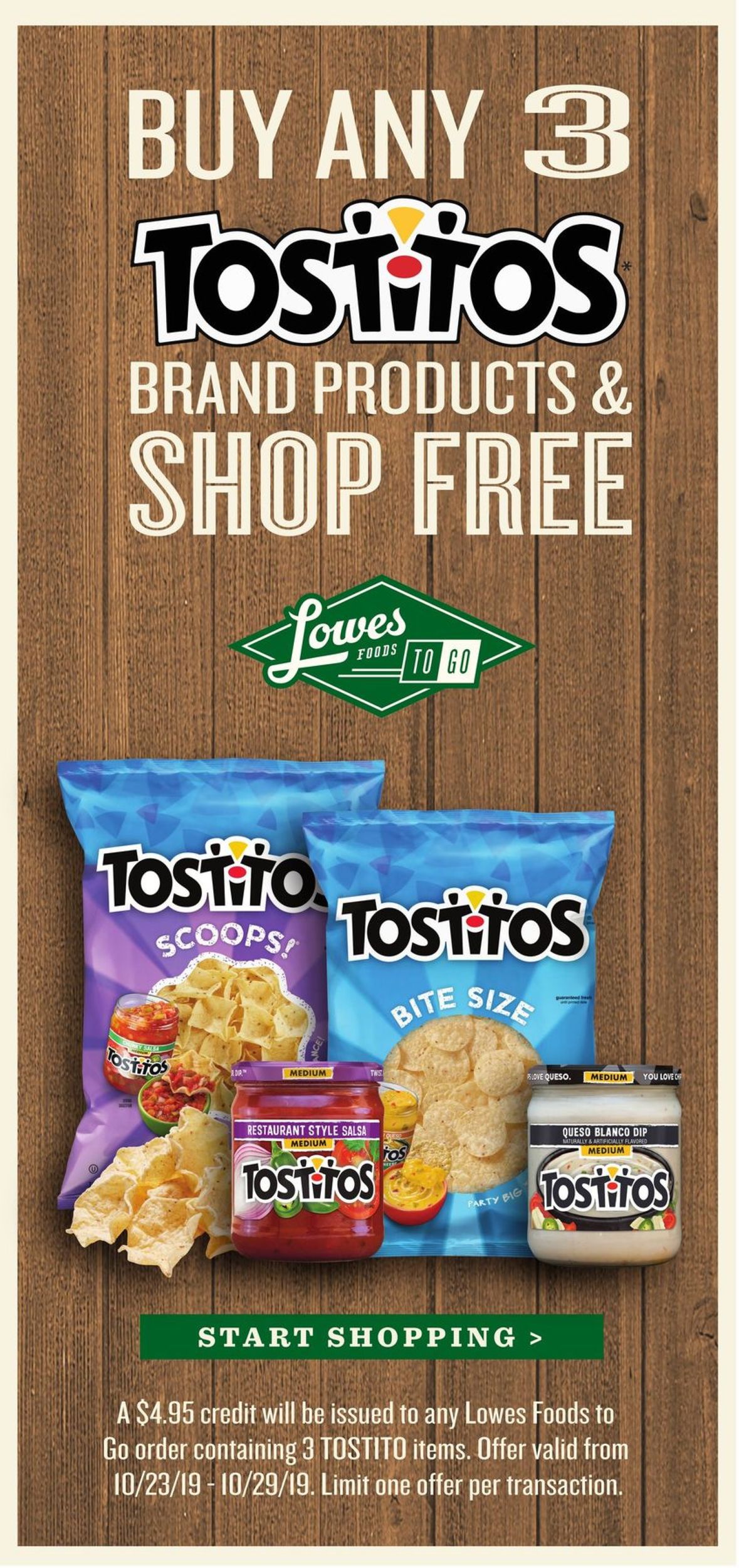 Lowes Foods Ad from 10/23/2019