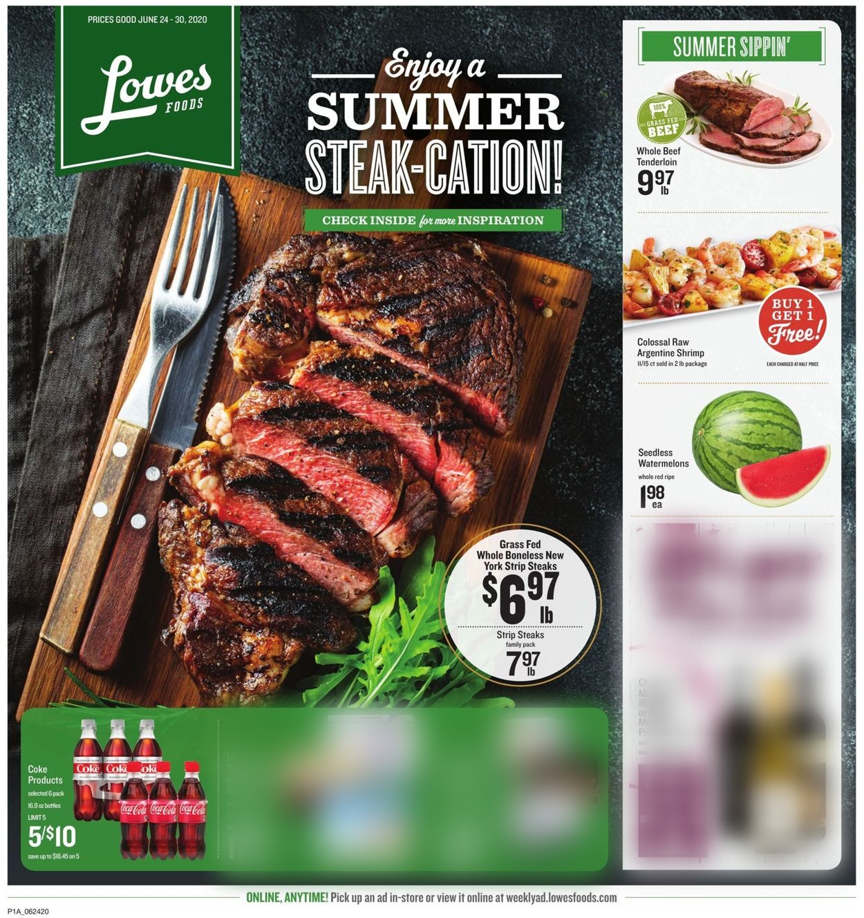 Lowes Foods Ad from 06/24/2020