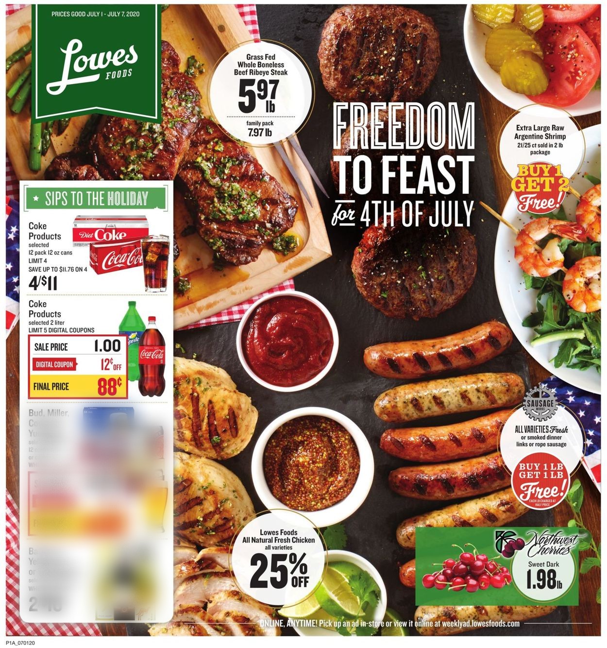 Lowes Foods Ad from 07/01/2020