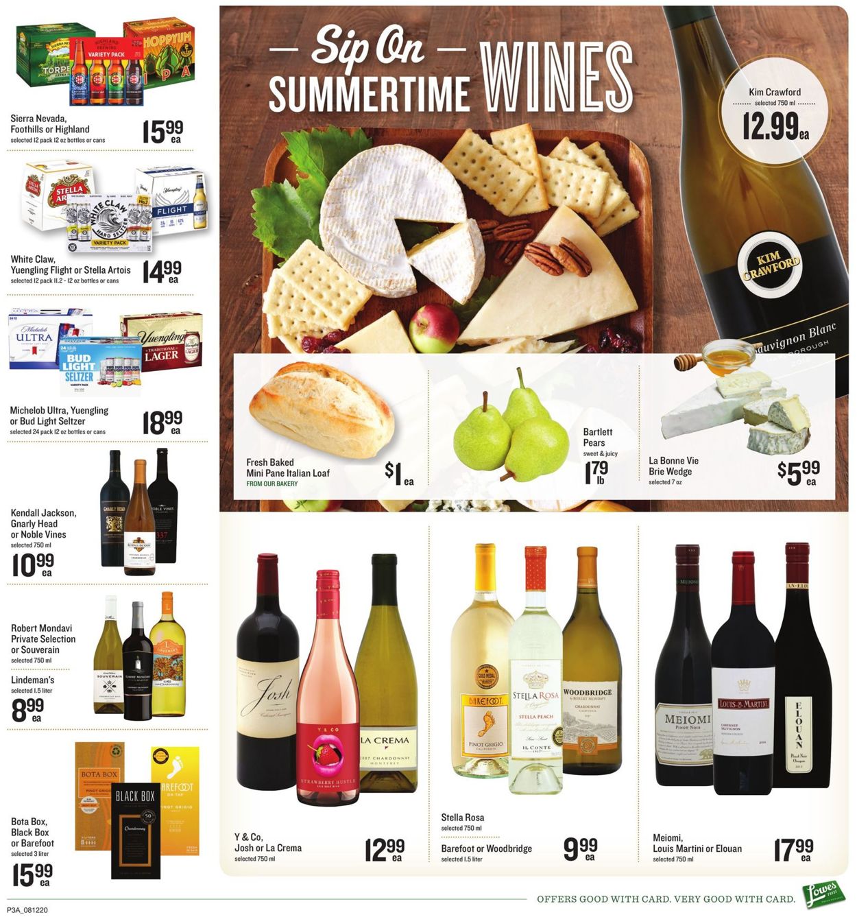 Lowes Foods Ad from 08/12/2020