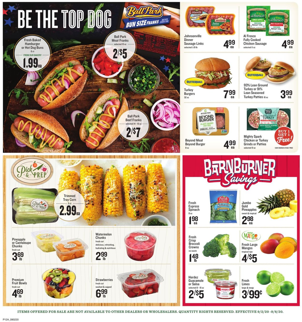 Lowes Foods Ad from 09/02/2020