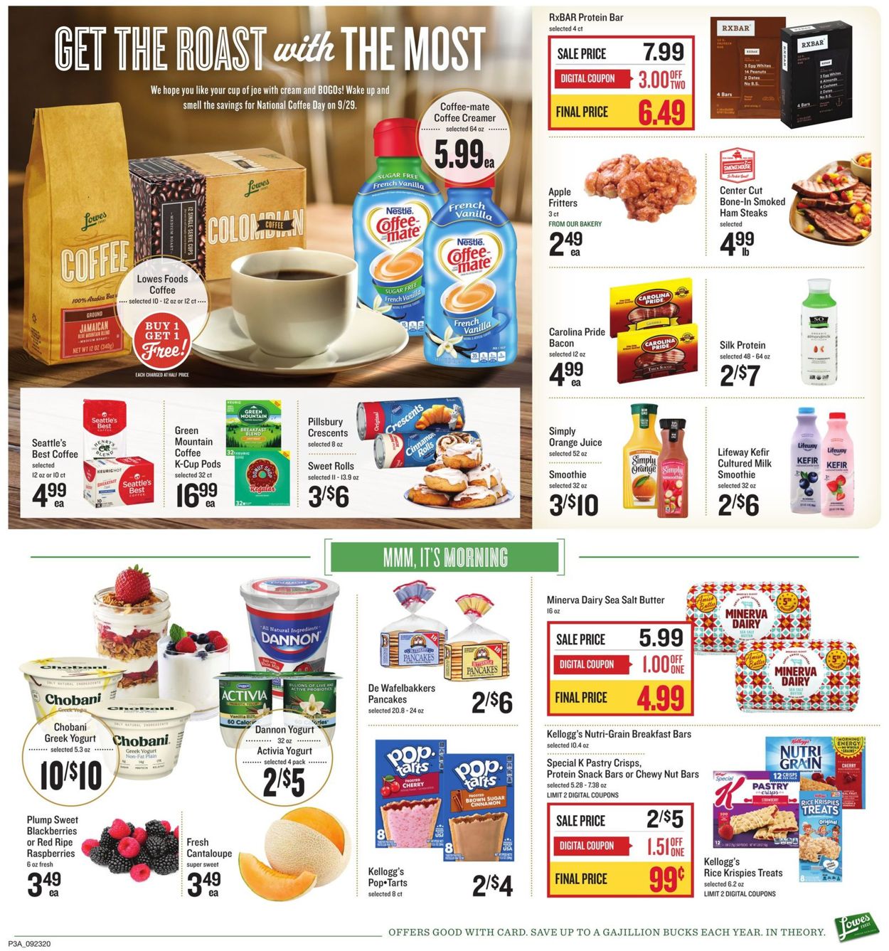 Lowes Foods Ad from 09/23/2020