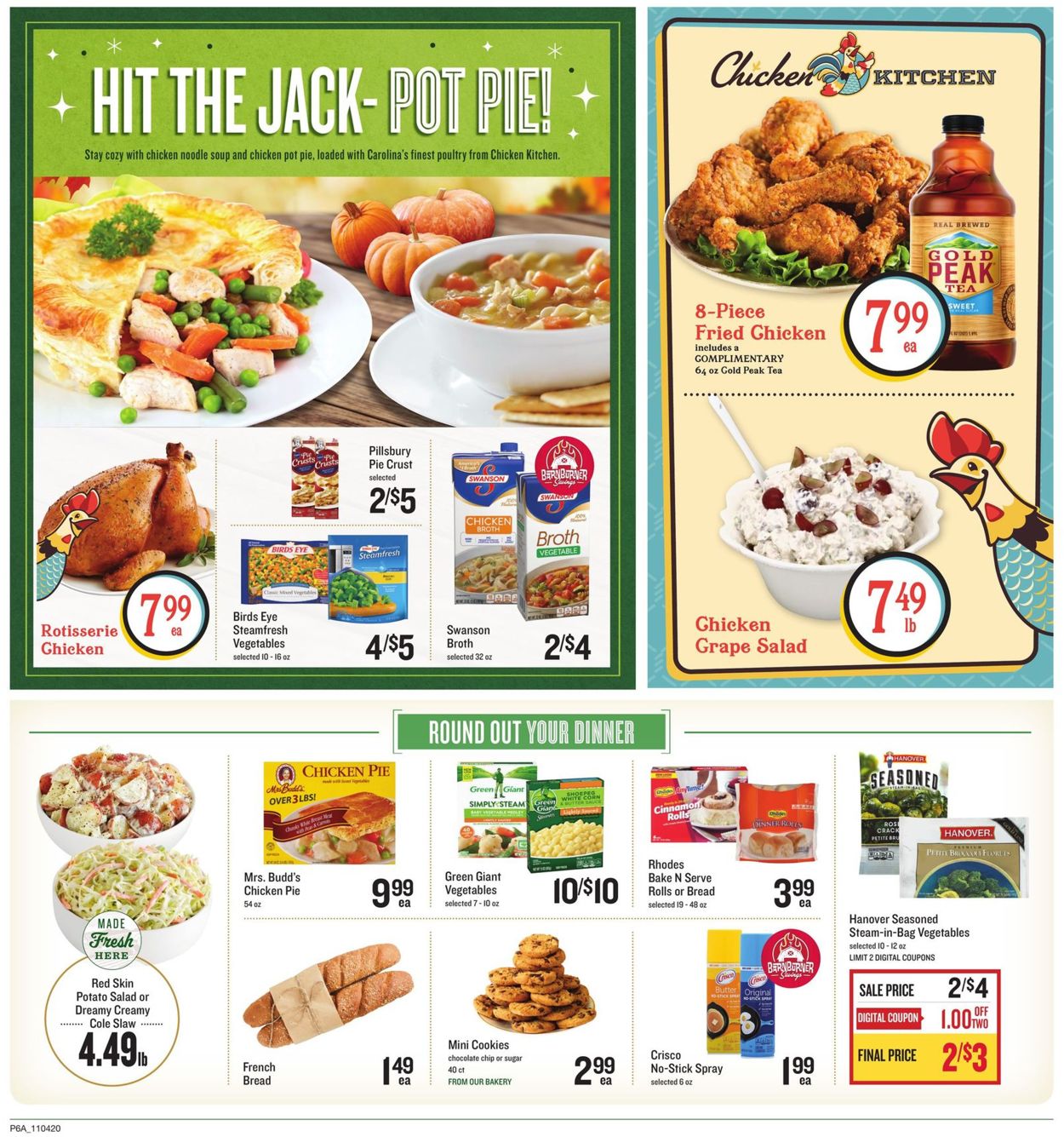 Lowes Foods Ad from 11/04/2020