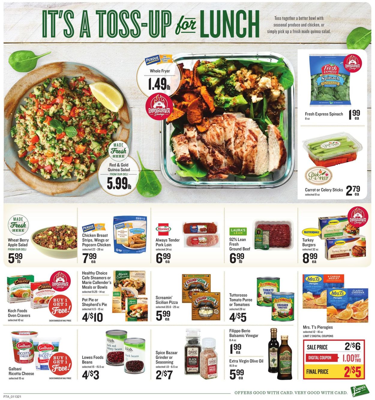 Lowes Foods Ad from 01/13/2021