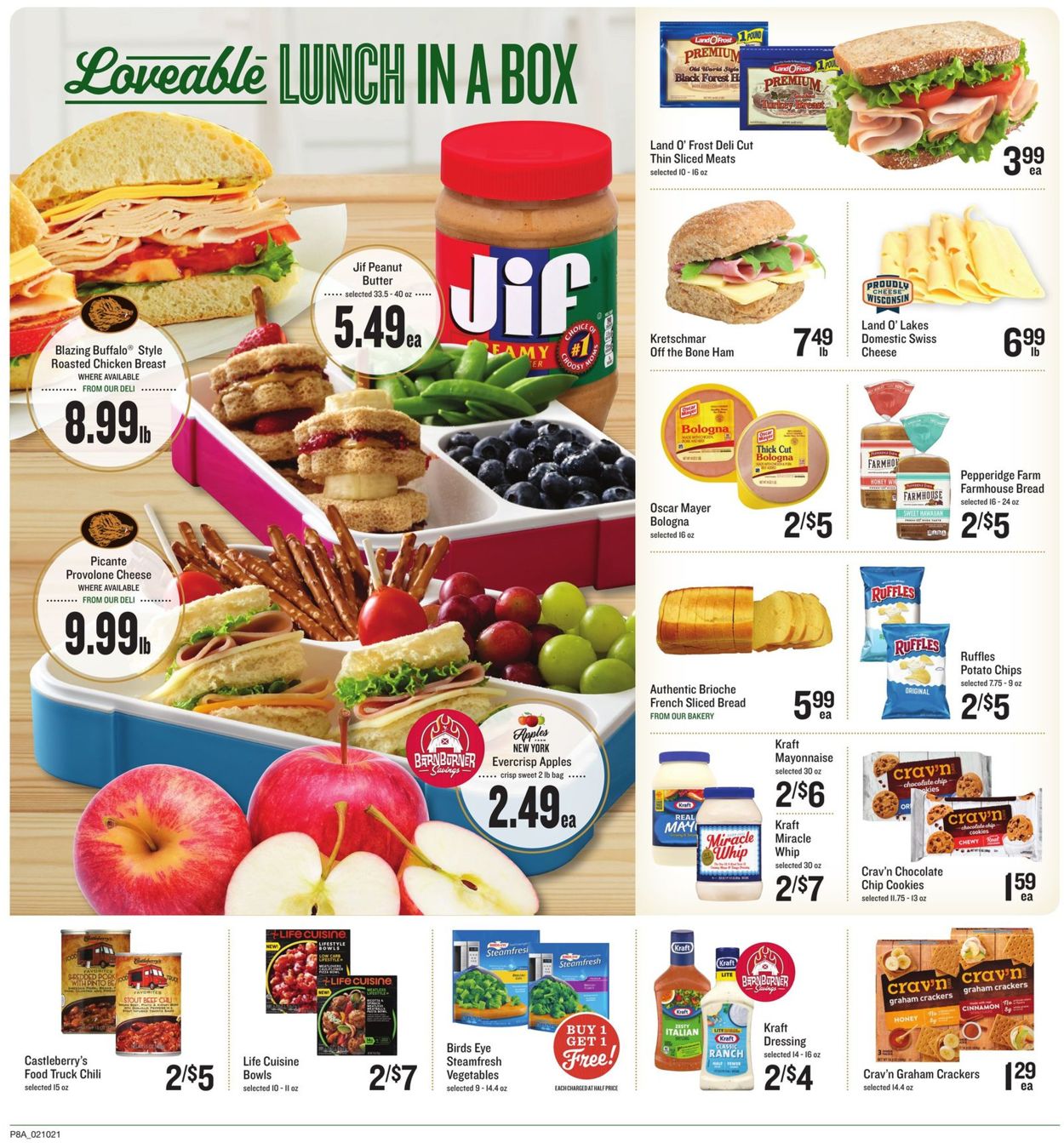 Lowes Foods Ad from 02/10/2021