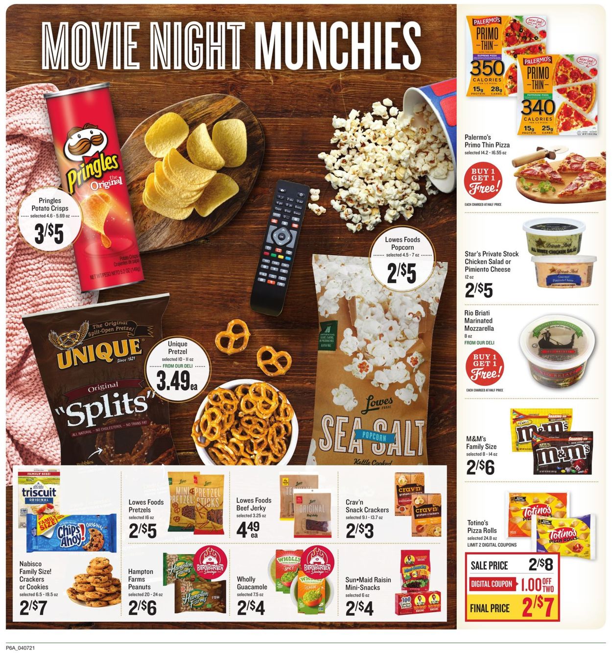 Lowes Foods Ad from 04/07/2021