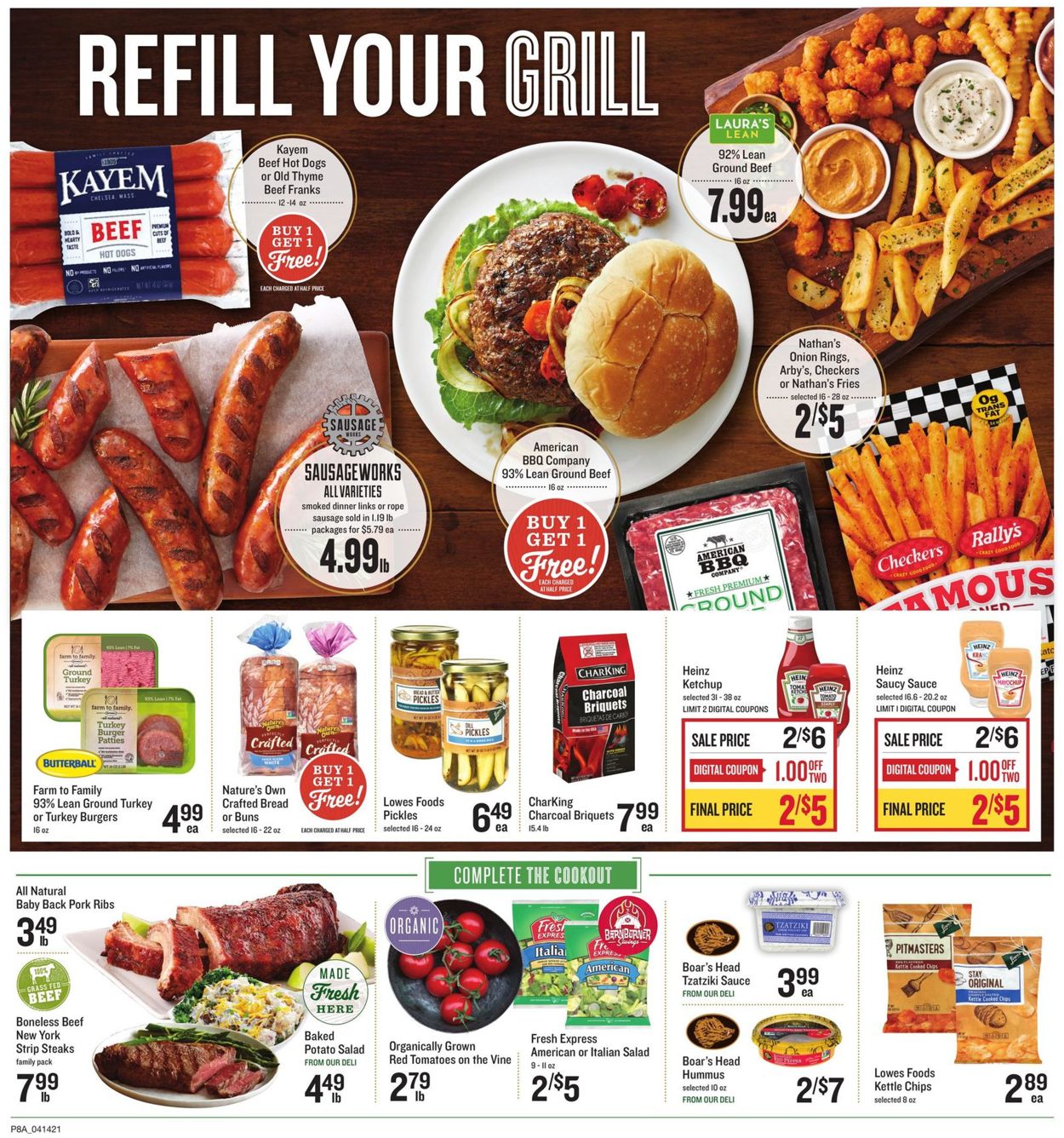 Lowes Foods Ad from 04/14/2021
