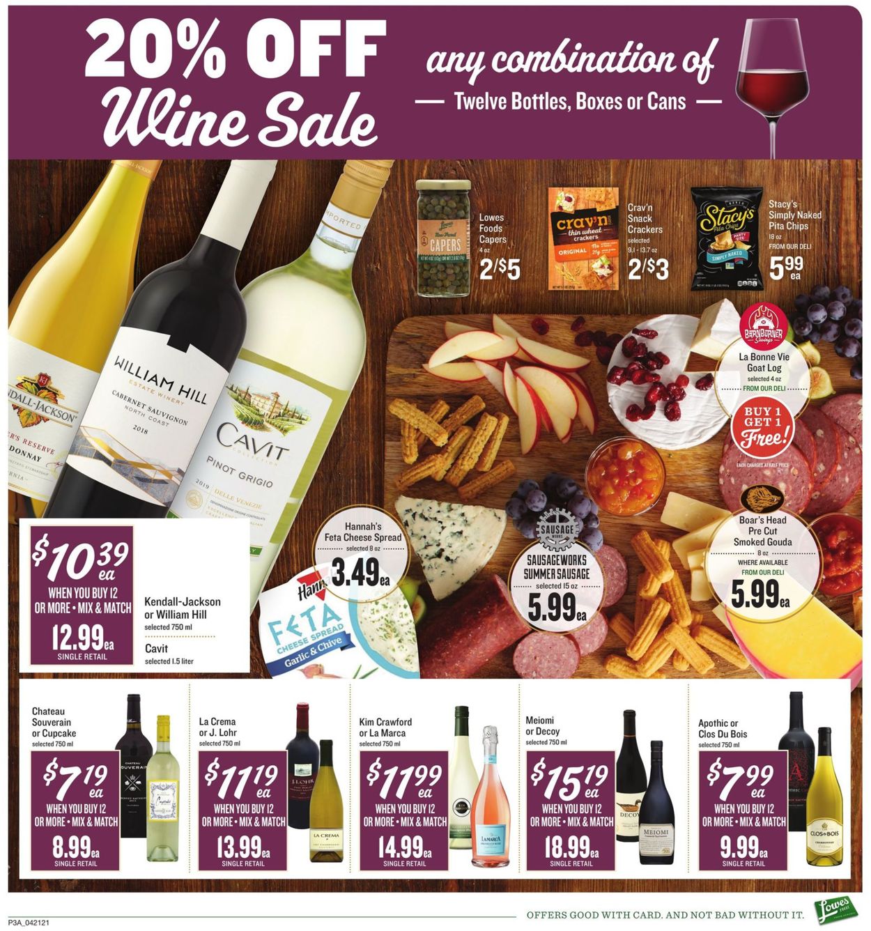 Lowes Foods Ad from 04/21/2021