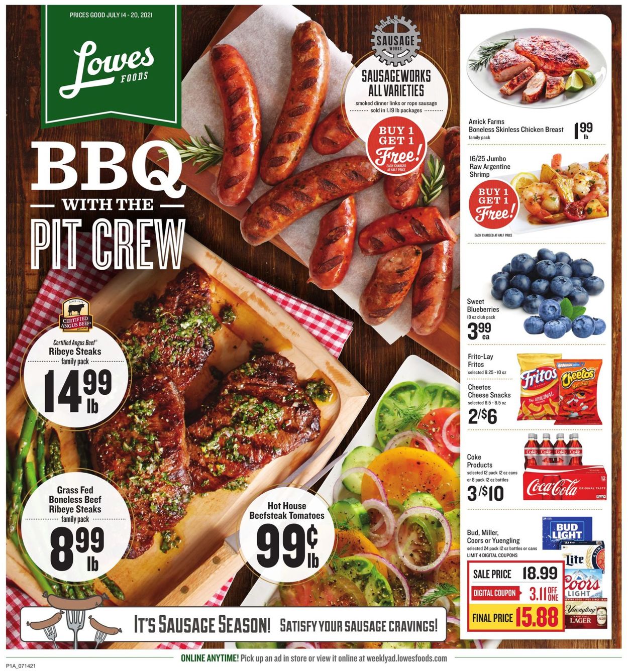 Lowes Foods Ad from 07/14/2021