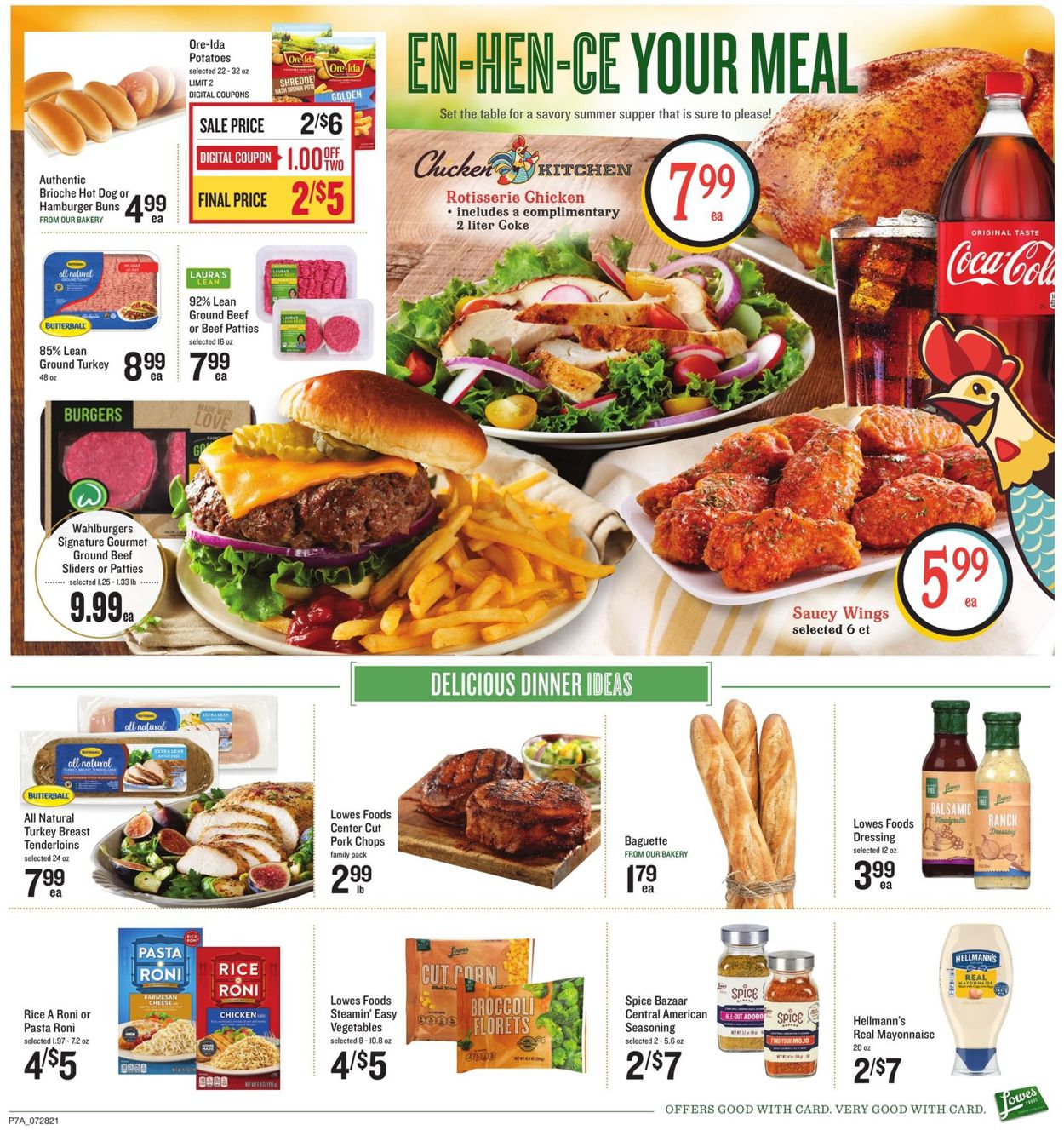 Lowes Foods Ad from 07/28/2021