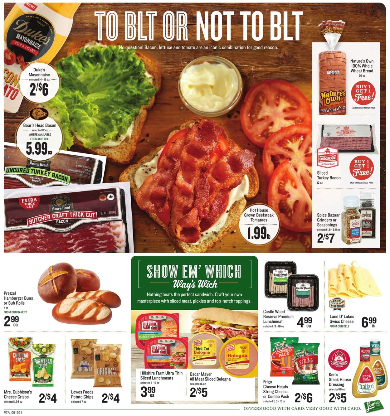 Lowes Foods Ad from 09/15/2021