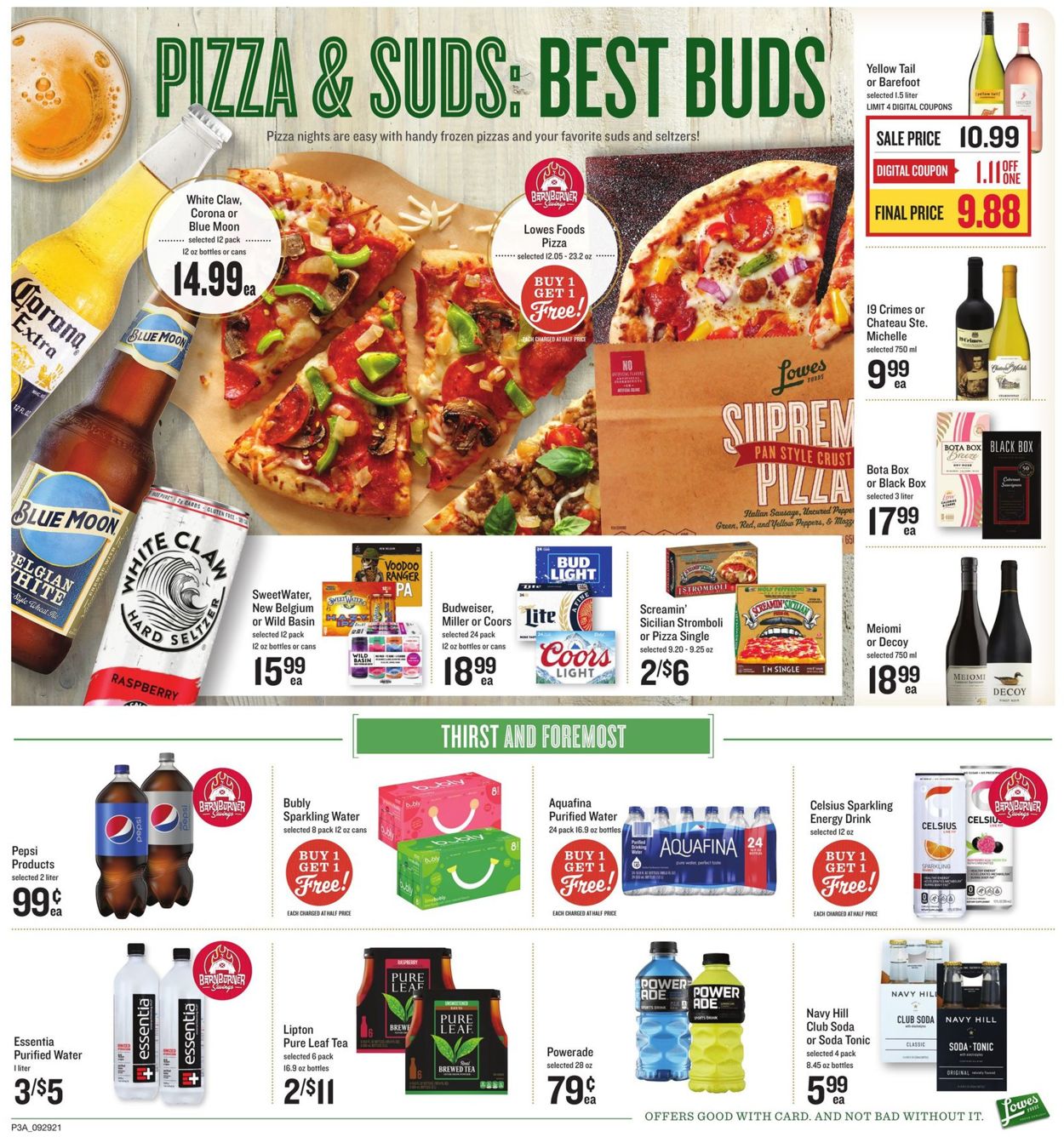 Lowes Foods Ad from 09/29/2021