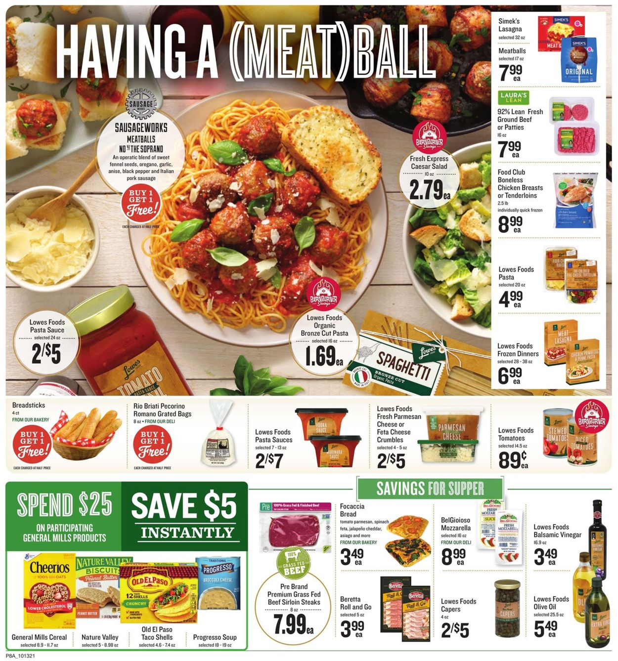 Lowes Foods Ad from 10/13/2021