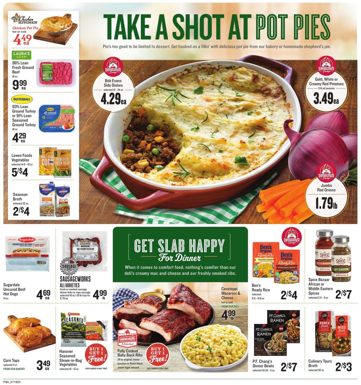 Lowes Foods Ad from 01/19/2022