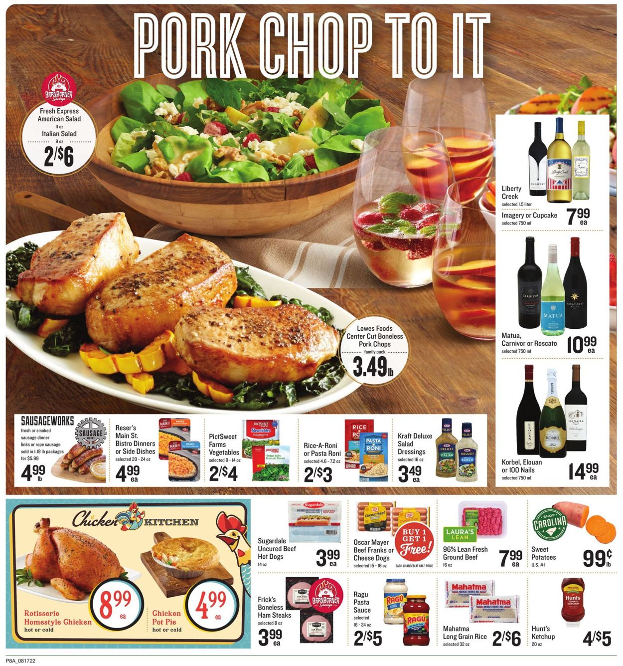 Lowes Foods Ad from 08/17/2022