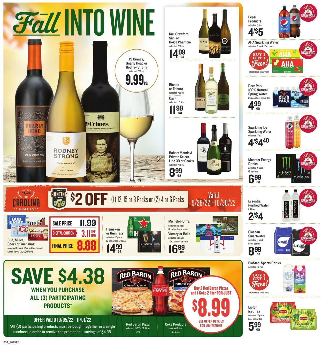Lowes Foods Ad from 10/19/2022