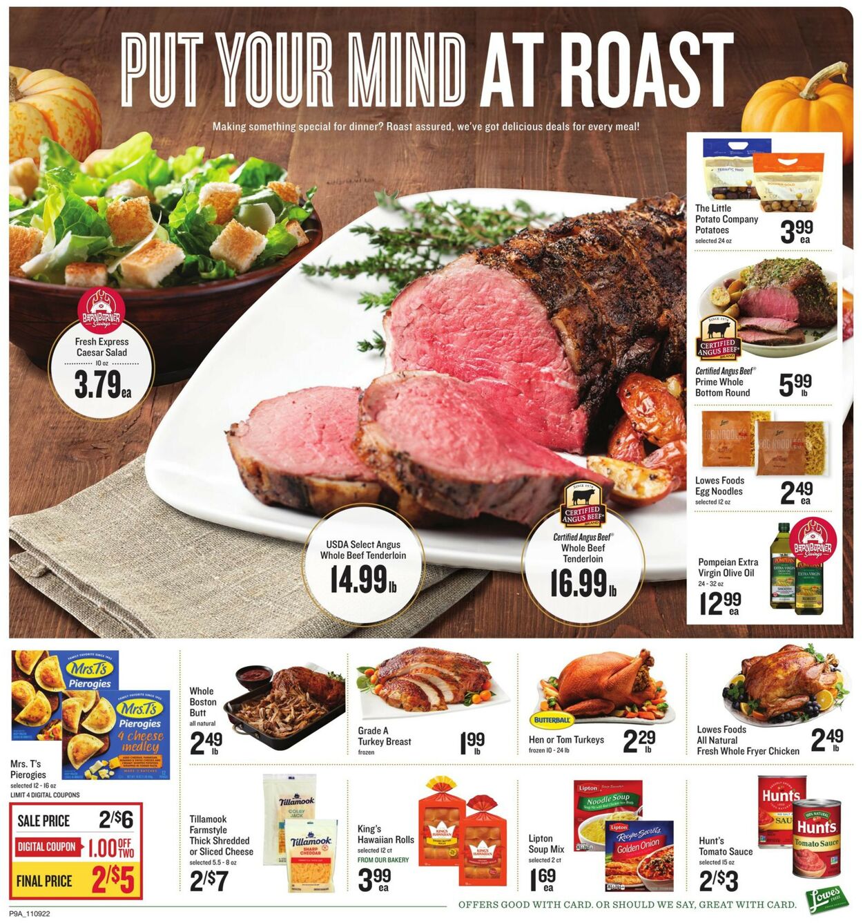 Lowes Foods Ad from 11/09/2022