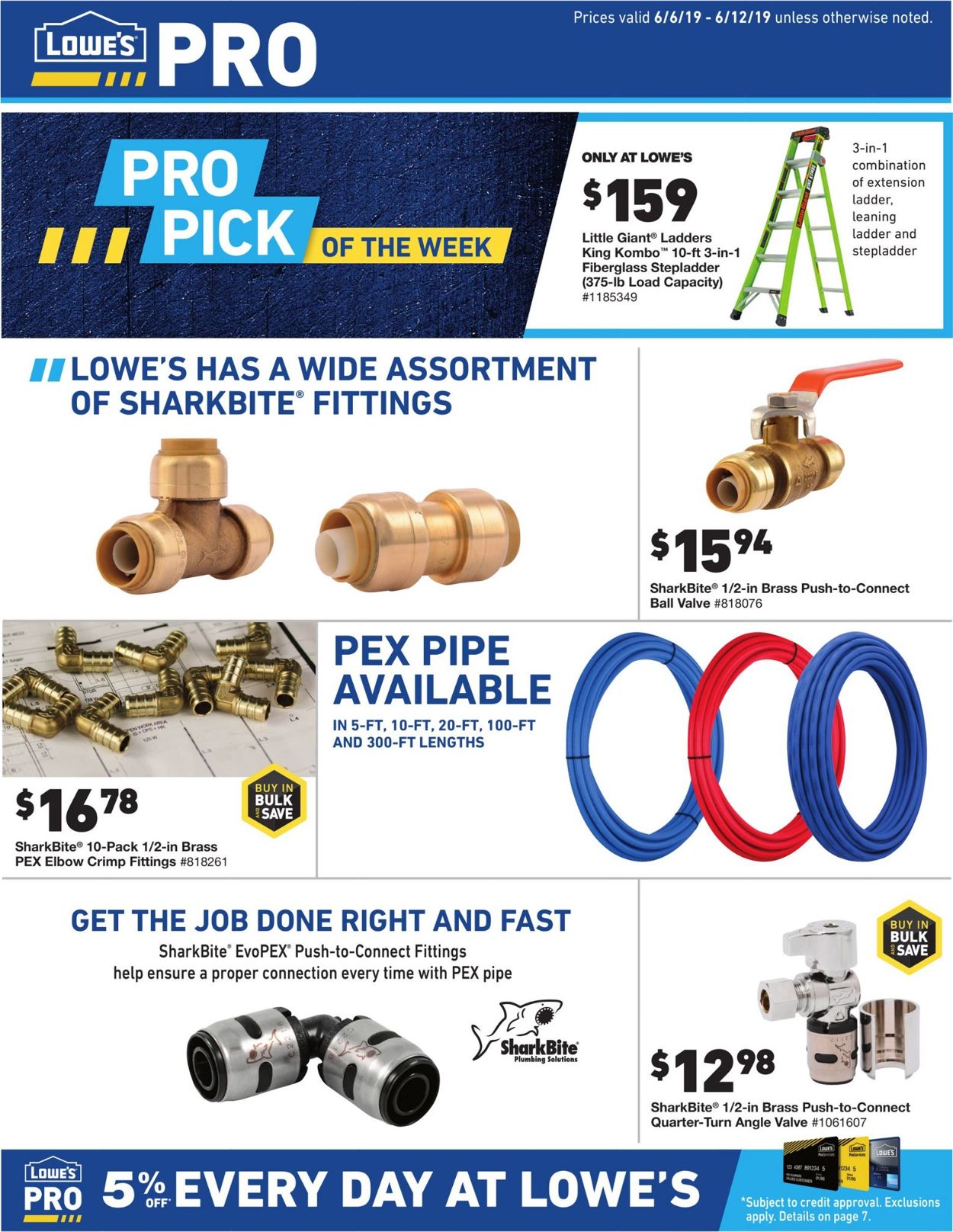 Lowe's Ad from 06/06/2019