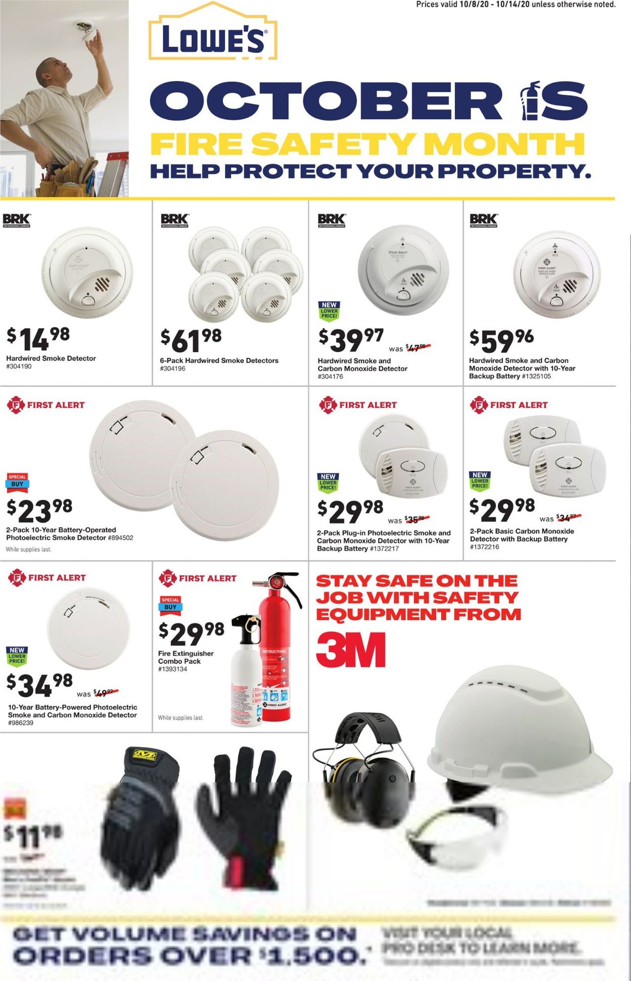 Lowe's Ad from 10/08/2020