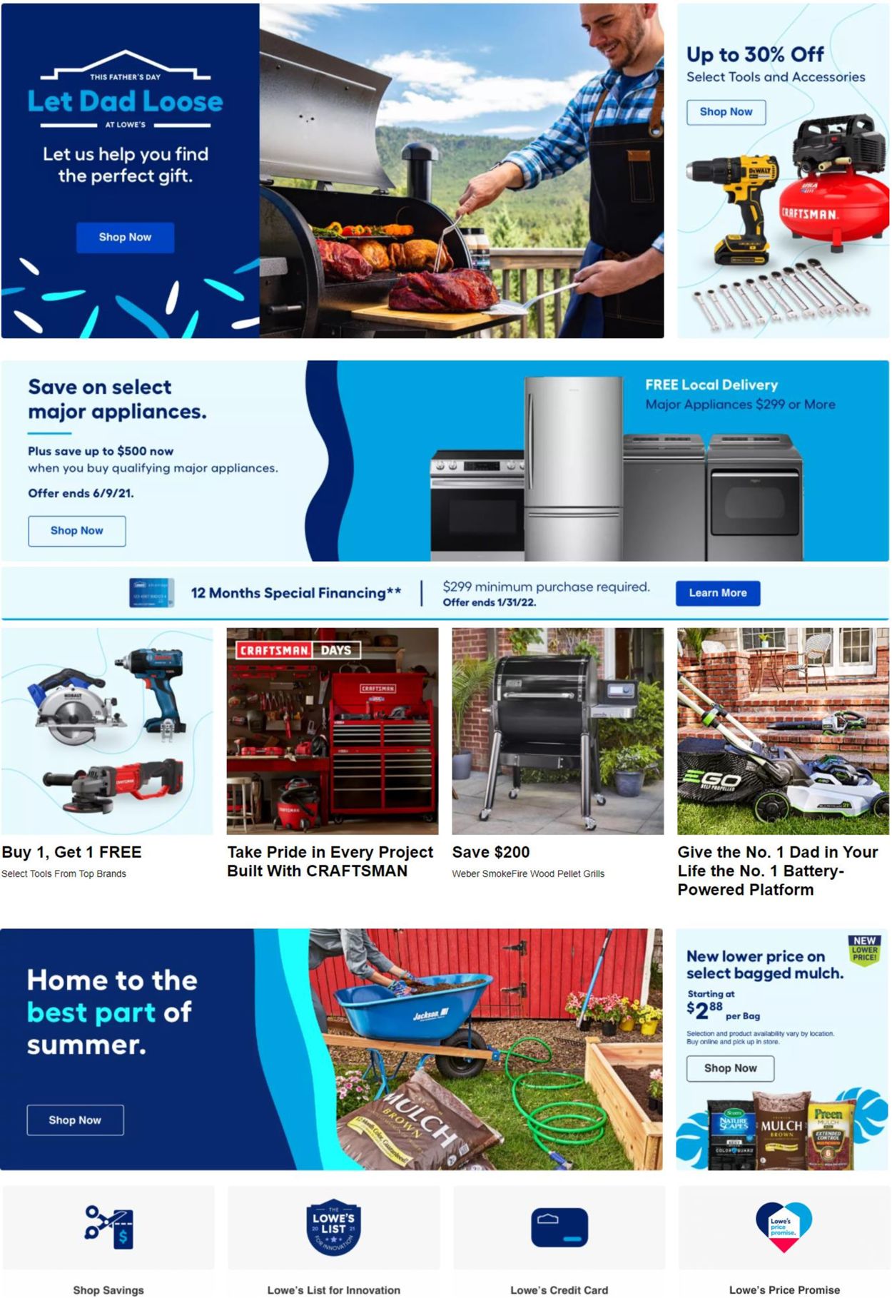 Lowe's Ad from 06/07/2021