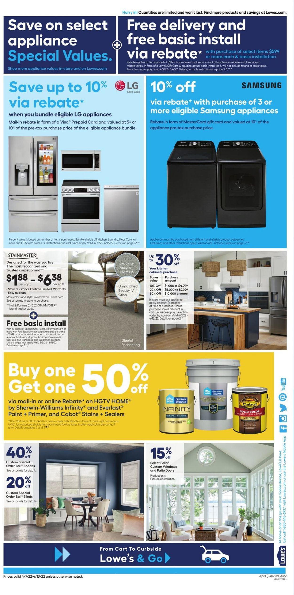 Lowe's Ad from 04/07/2022