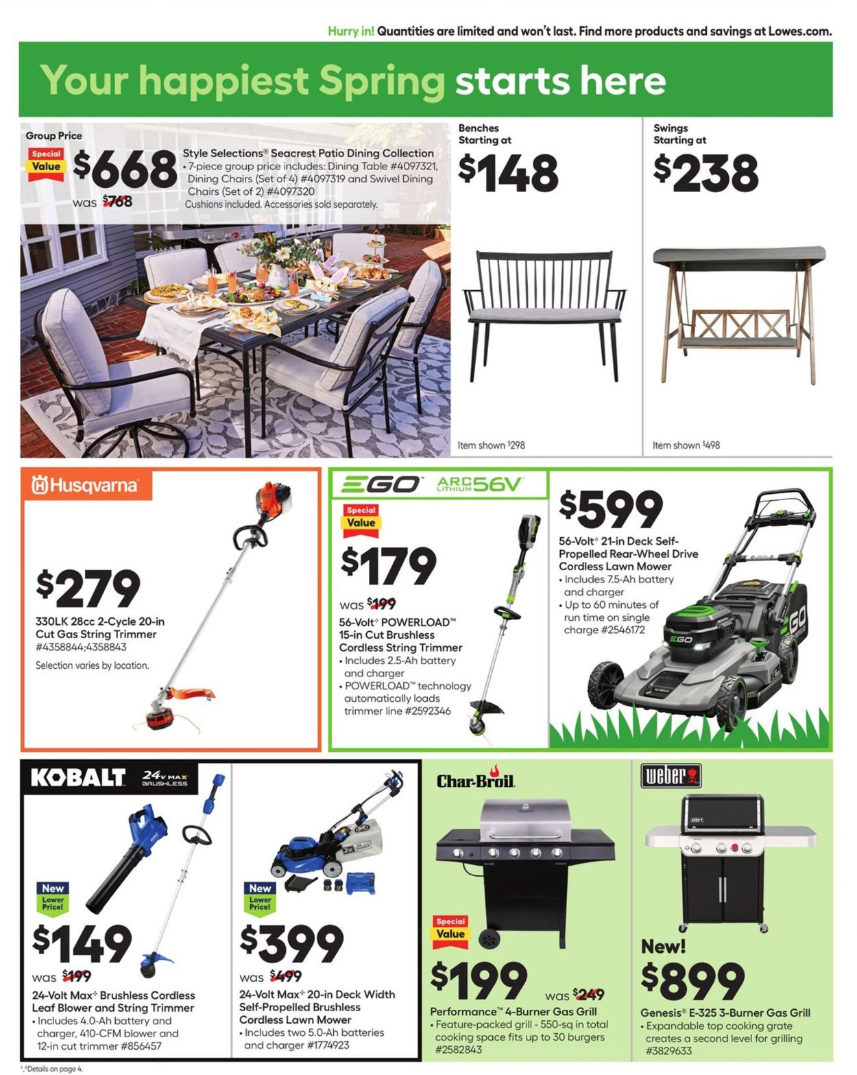 Lowe's Ad from 05/12/2022
