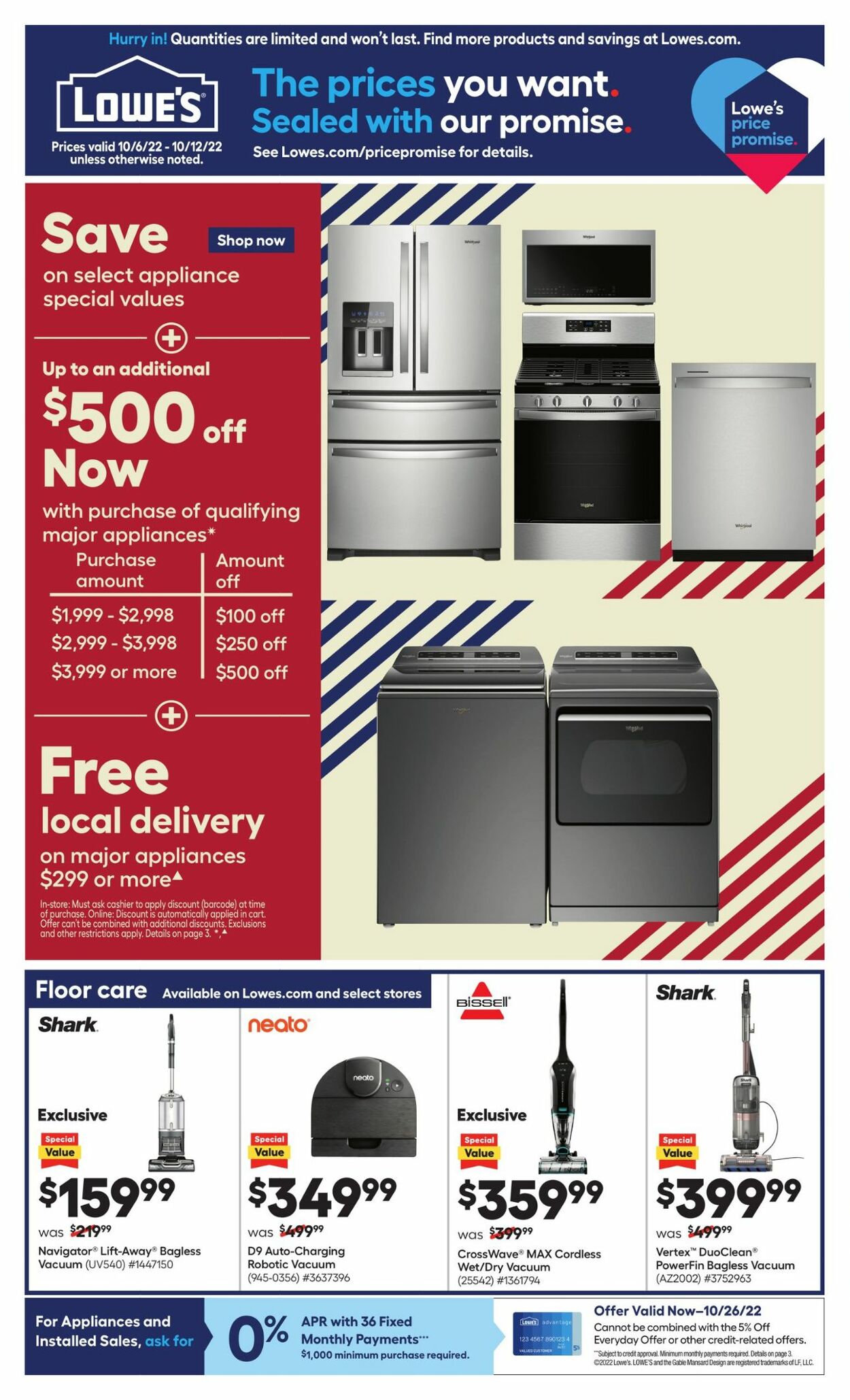 Lowe's Ad from 10/06/2022