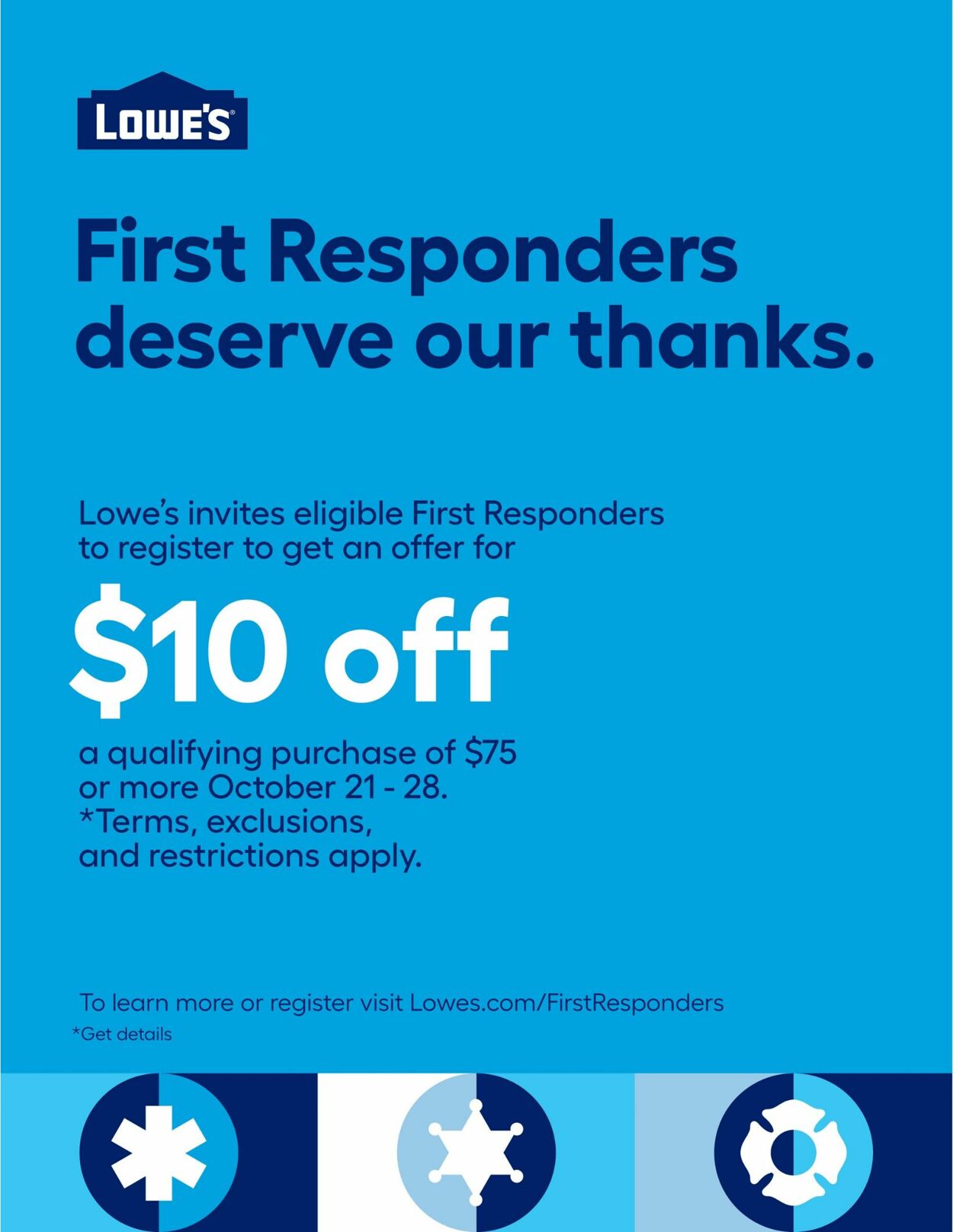 Lowe's Ad from 10/12/2022