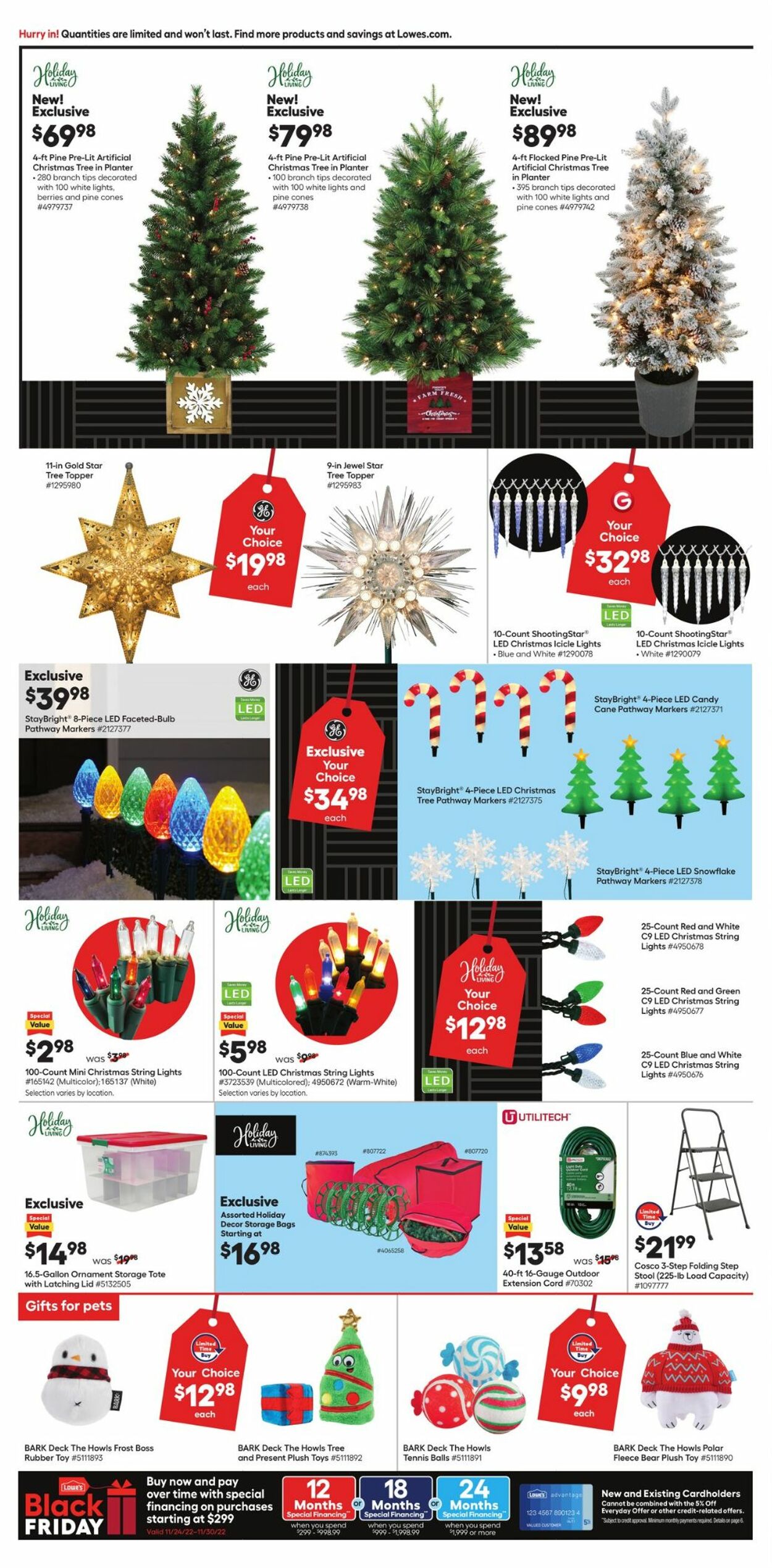 Lowe's Ad from 11/24/2022