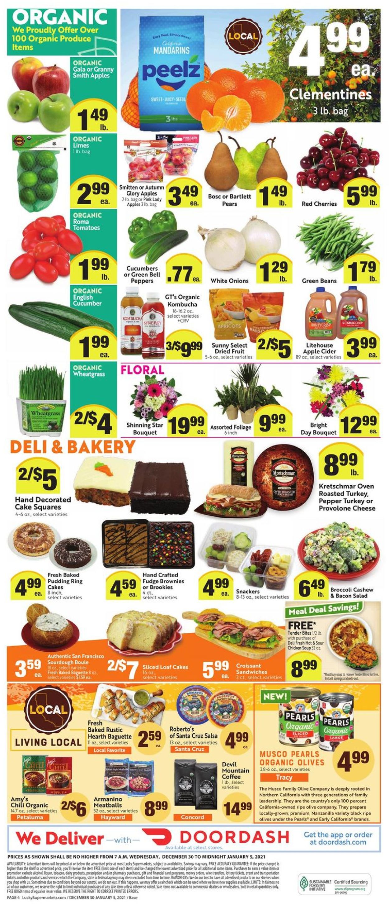Lucky Supermarkets Ad from 12/30/2020