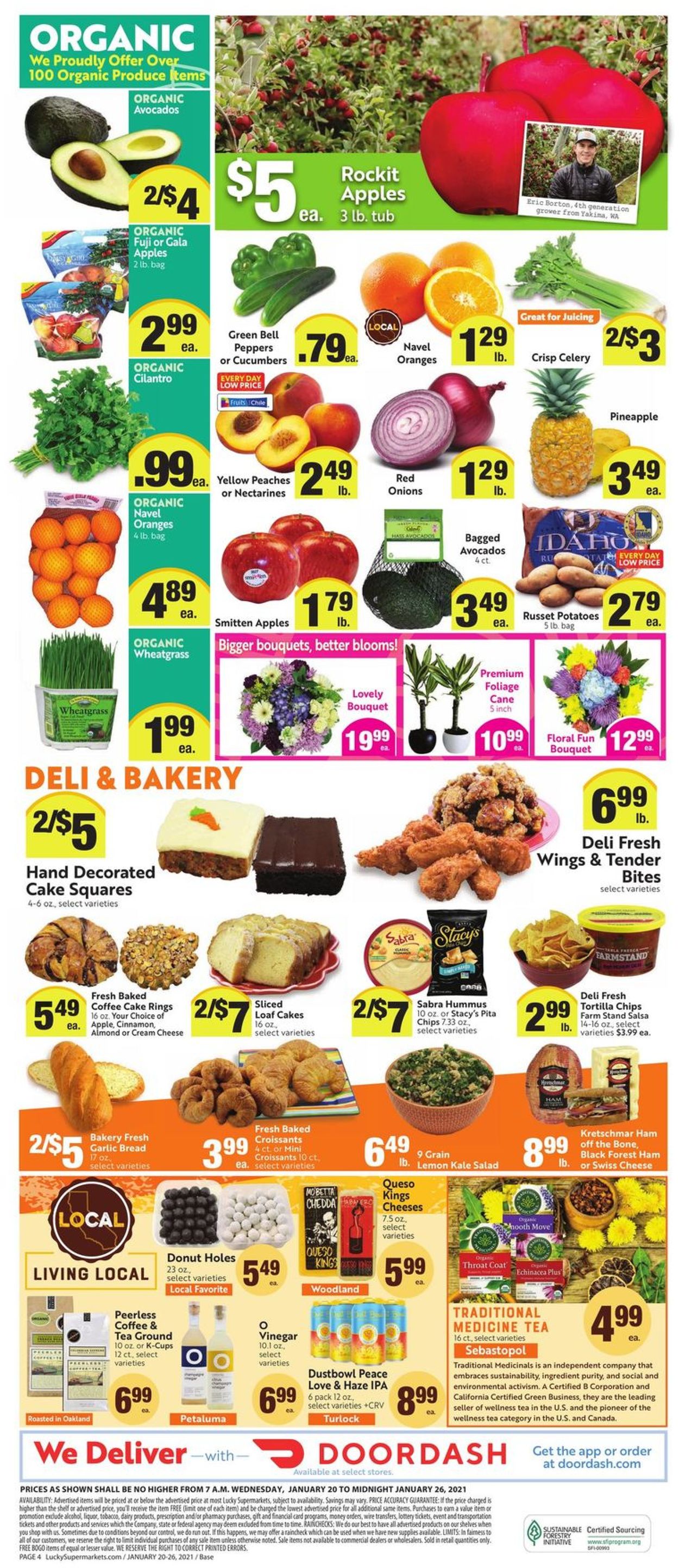 Lucky Supermarkets Ad from 01/20/2021