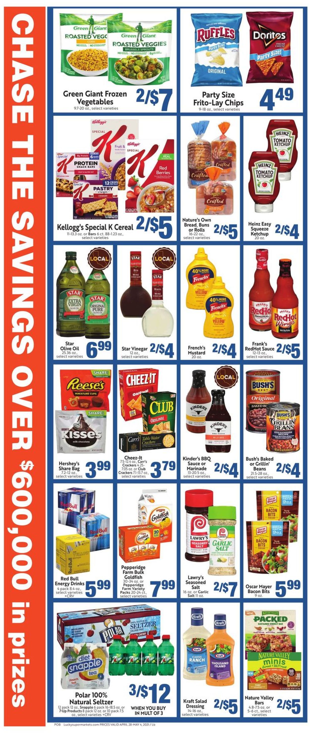 Lucky Supermarkets Ad from 04/28/2021