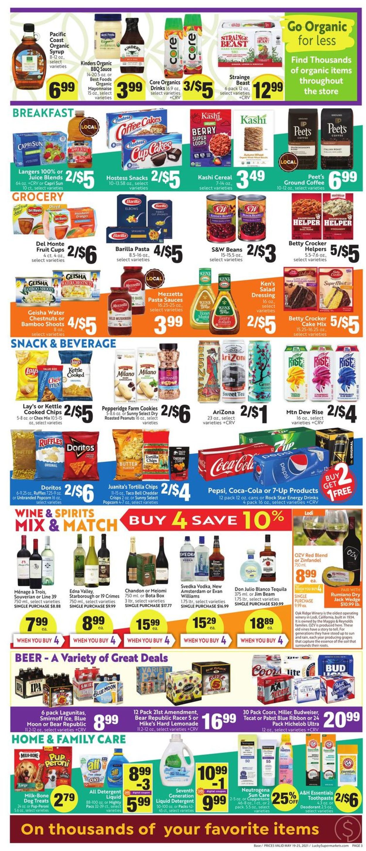Lucky Supermarkets Ad from 05/19/2021