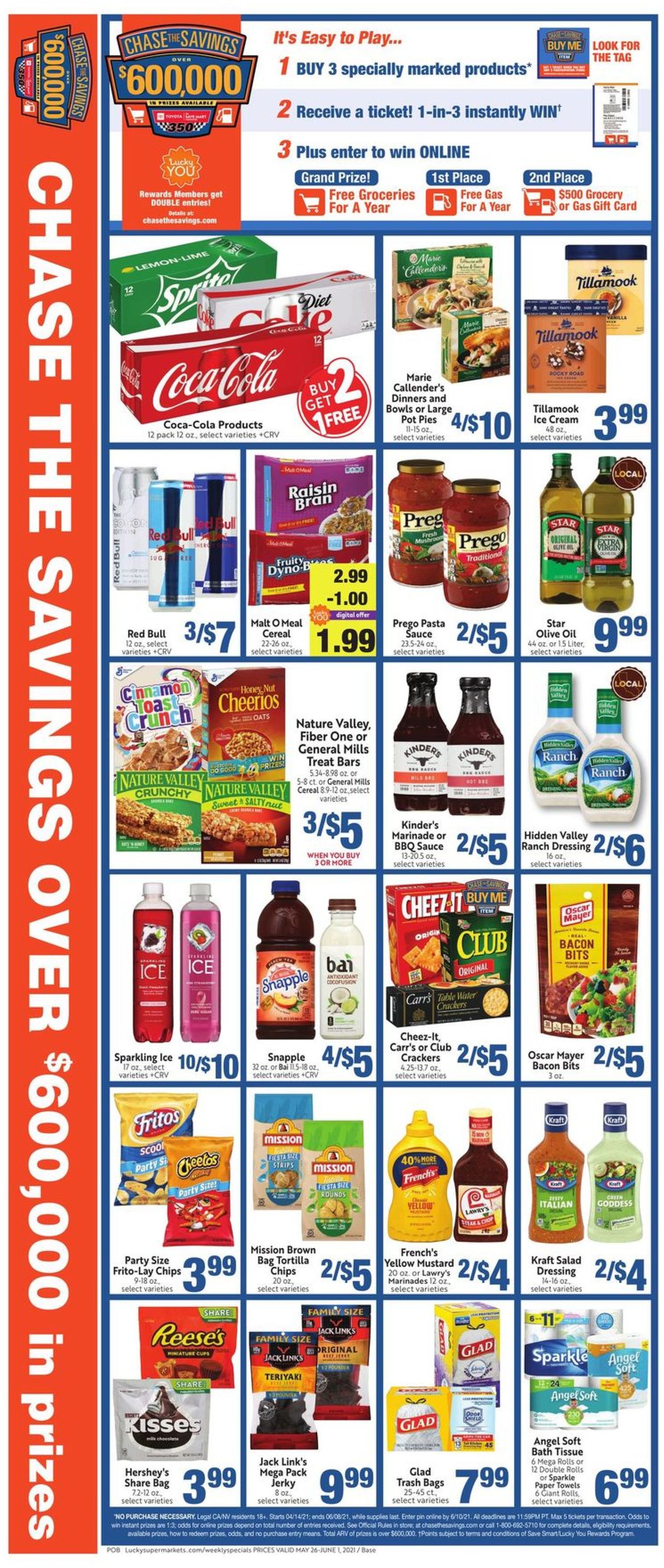 Lucky Supermarkets Ad from 05/26/2021