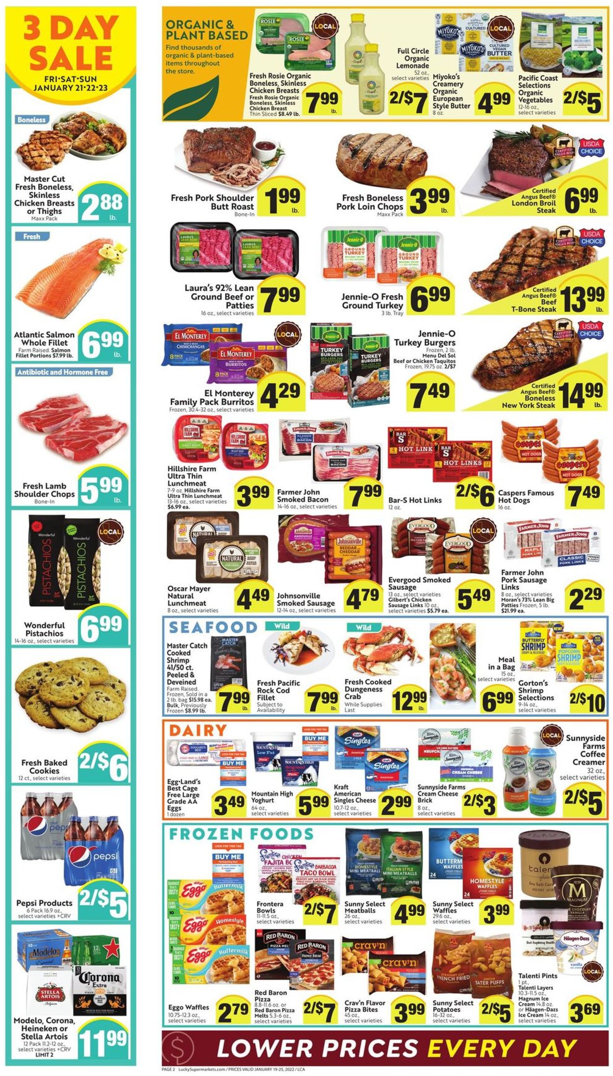 Lucky Supermarkets Ad from 01/19/2022