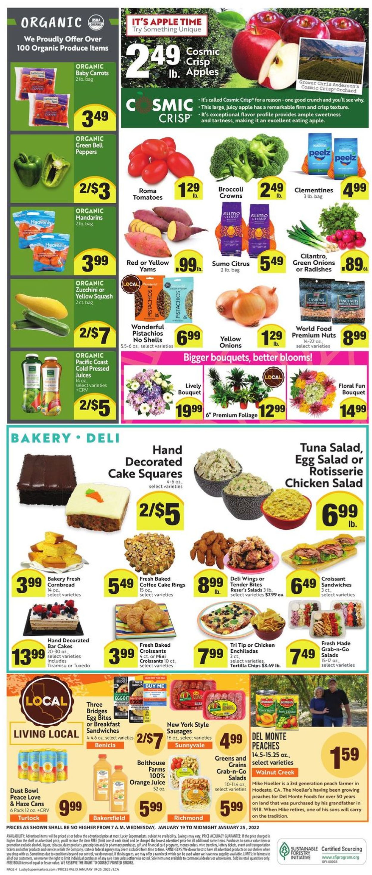 Lucky Supermarkets Ad from 01/19/2022