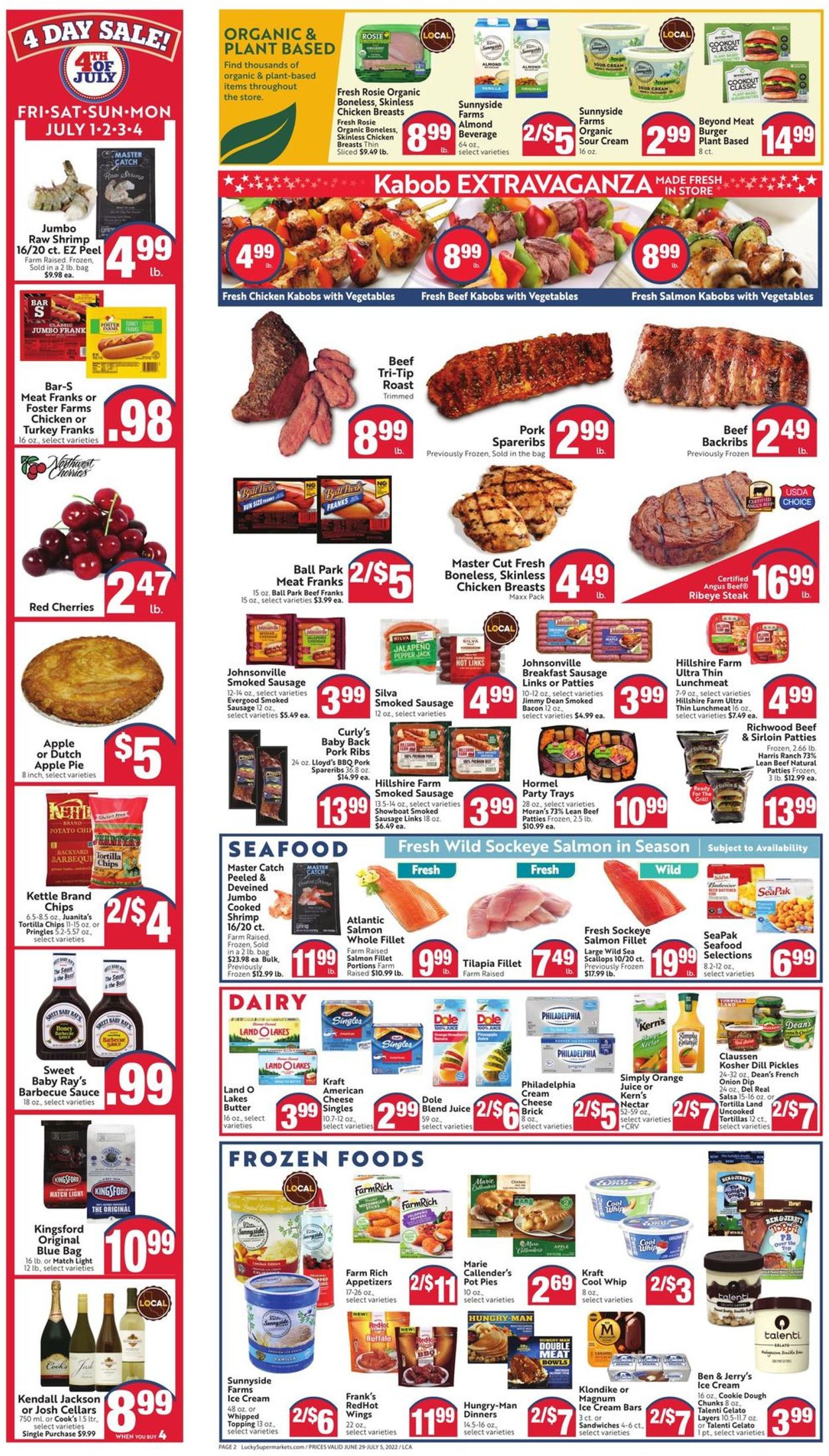 Lucky Supermarkets Ad from 06/29/2022