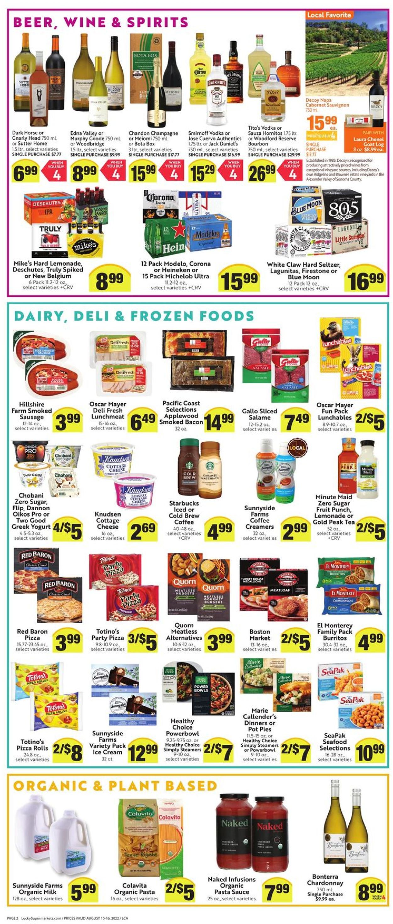 Lucky Supermarkets Ad from 08/10/2022