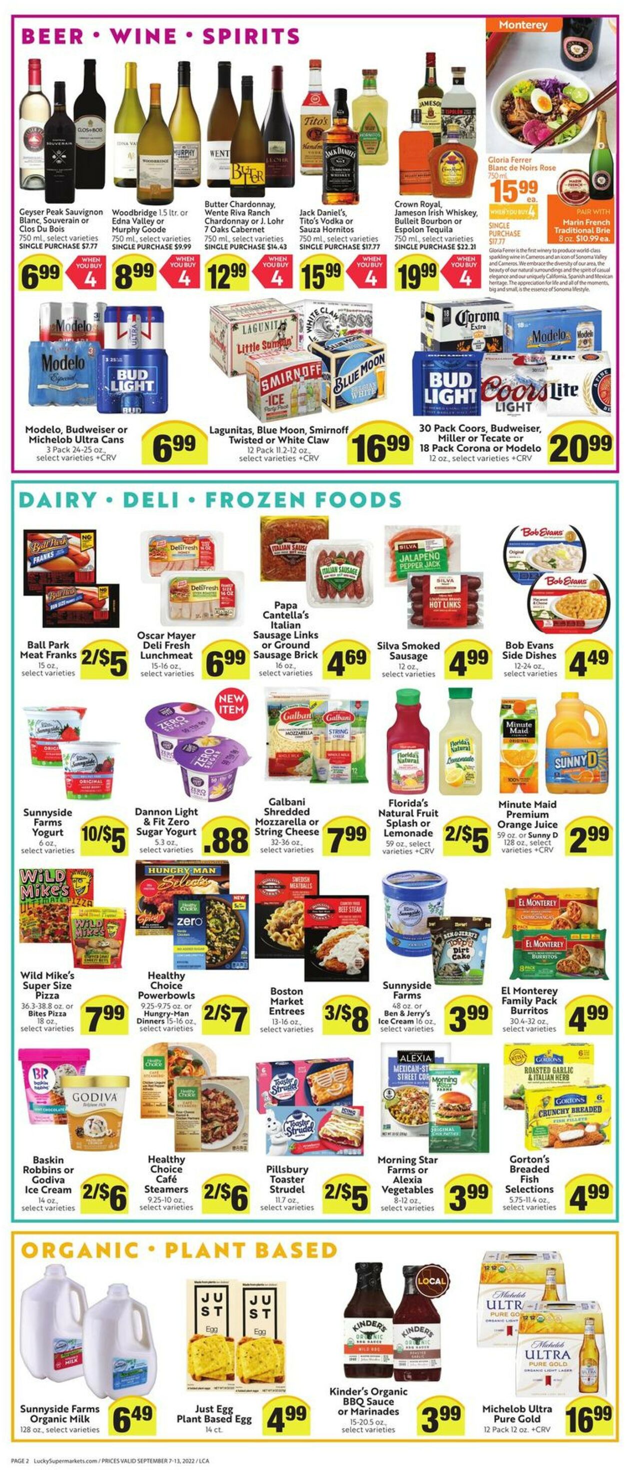 Lucky Supermarkets Ad from 09/07/2022