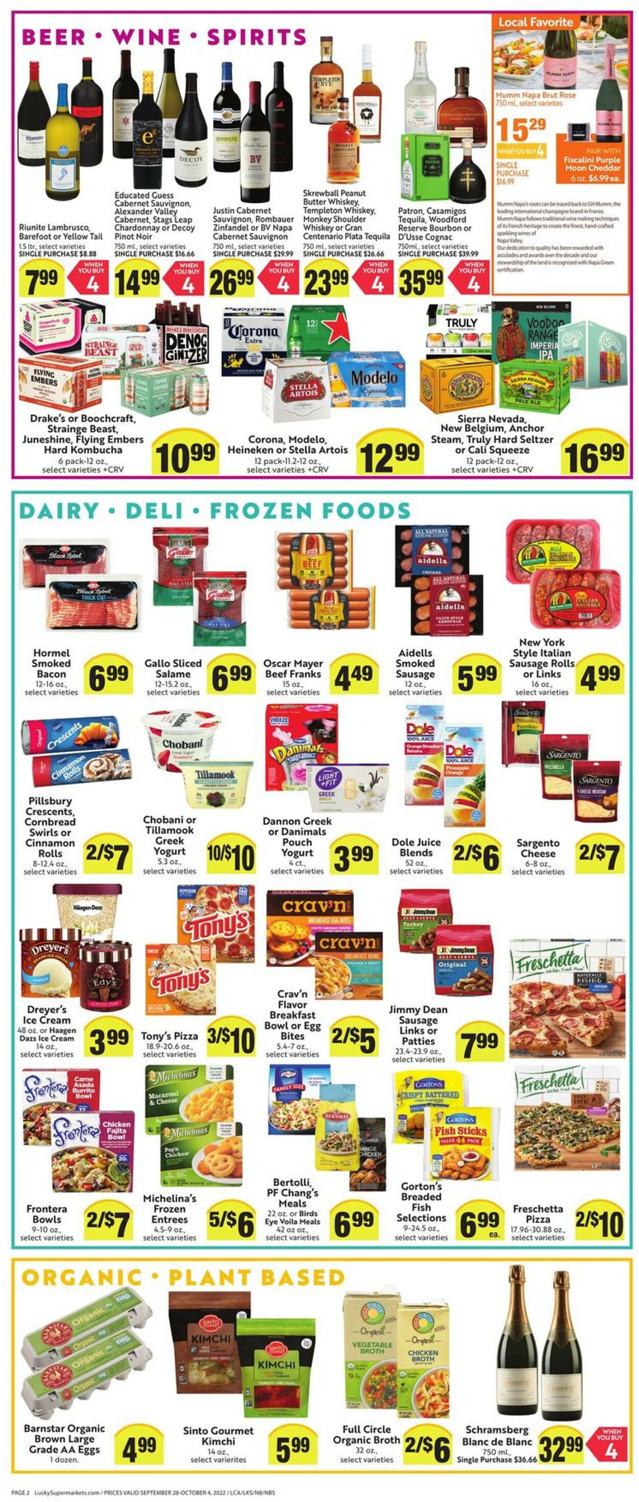 Lucky Supermarkets Ad from 09/28/2022