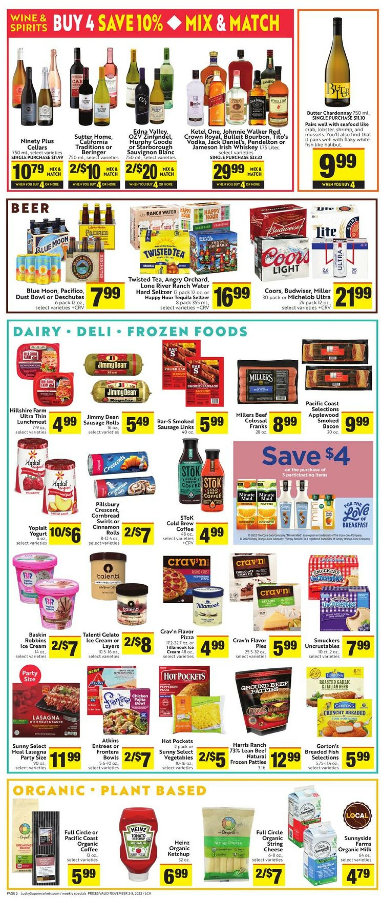 Lucky Supermarkets Ad from 11/02/2022