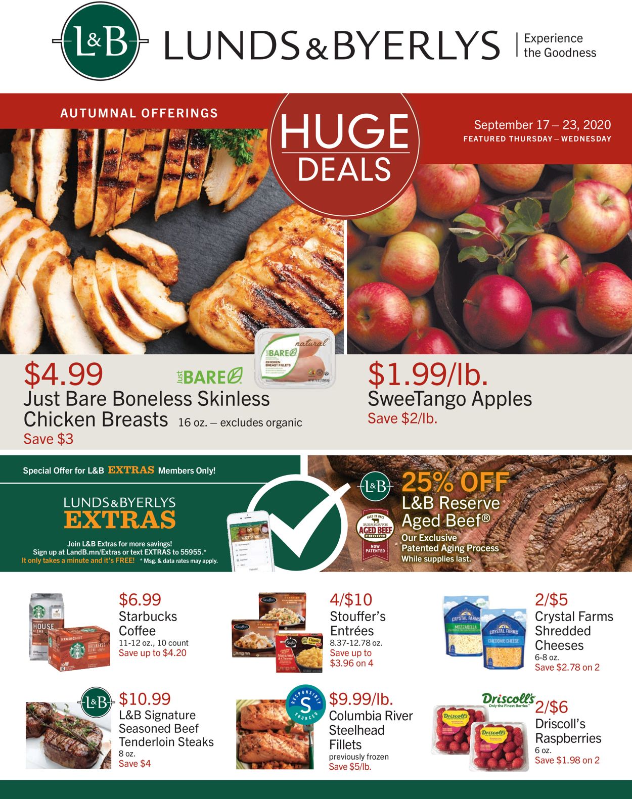 Lunds & Byerlys Ad from 09/17/2020
