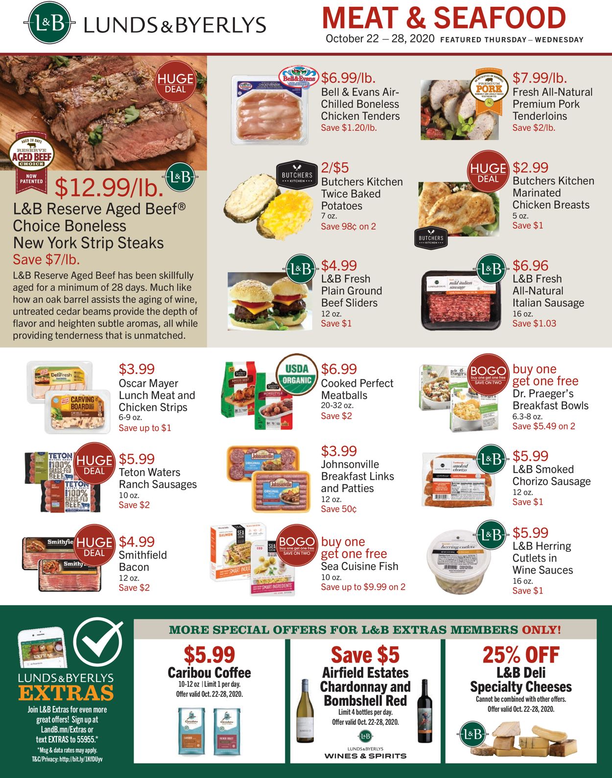 Lunds & Byerlys Ad from 10/22/2020
