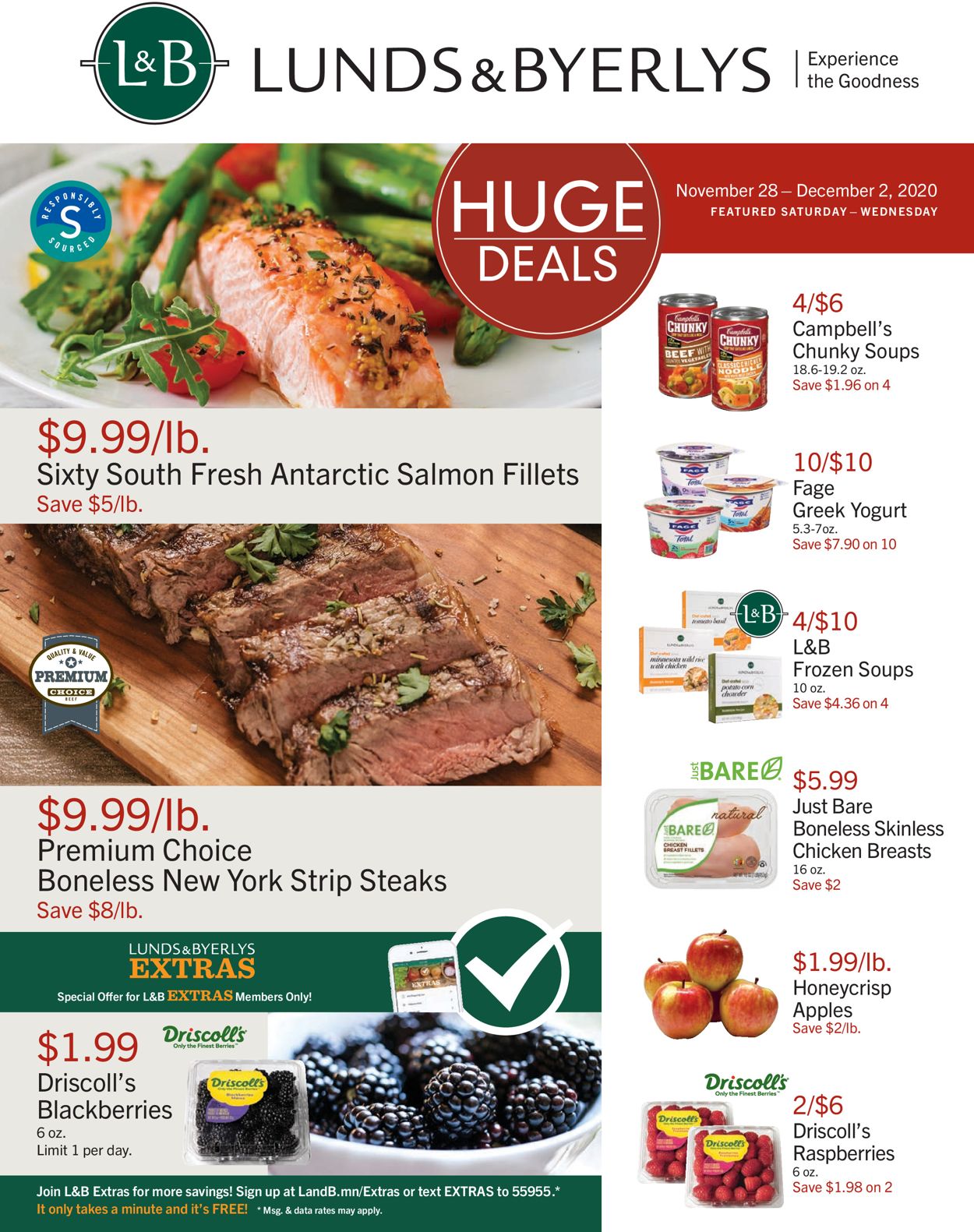 Lunds & Byerlys Ad from 11/26/2020