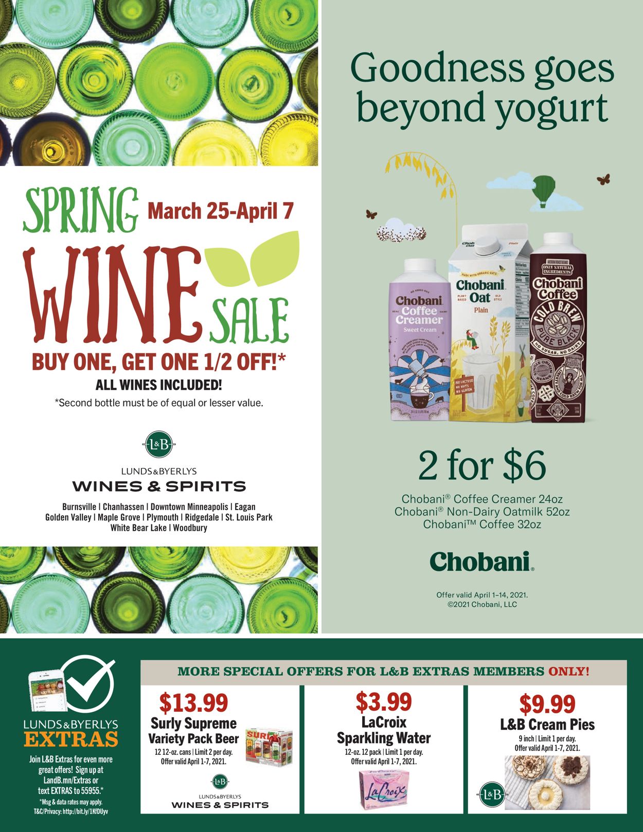 Lunds & Byerlys Ad from 04/01/2021