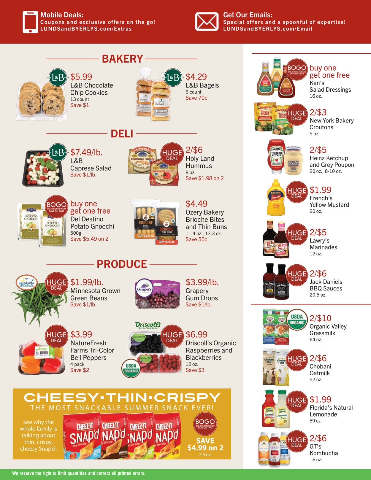 Lunds & Byerlys Ad from 07/29/2021