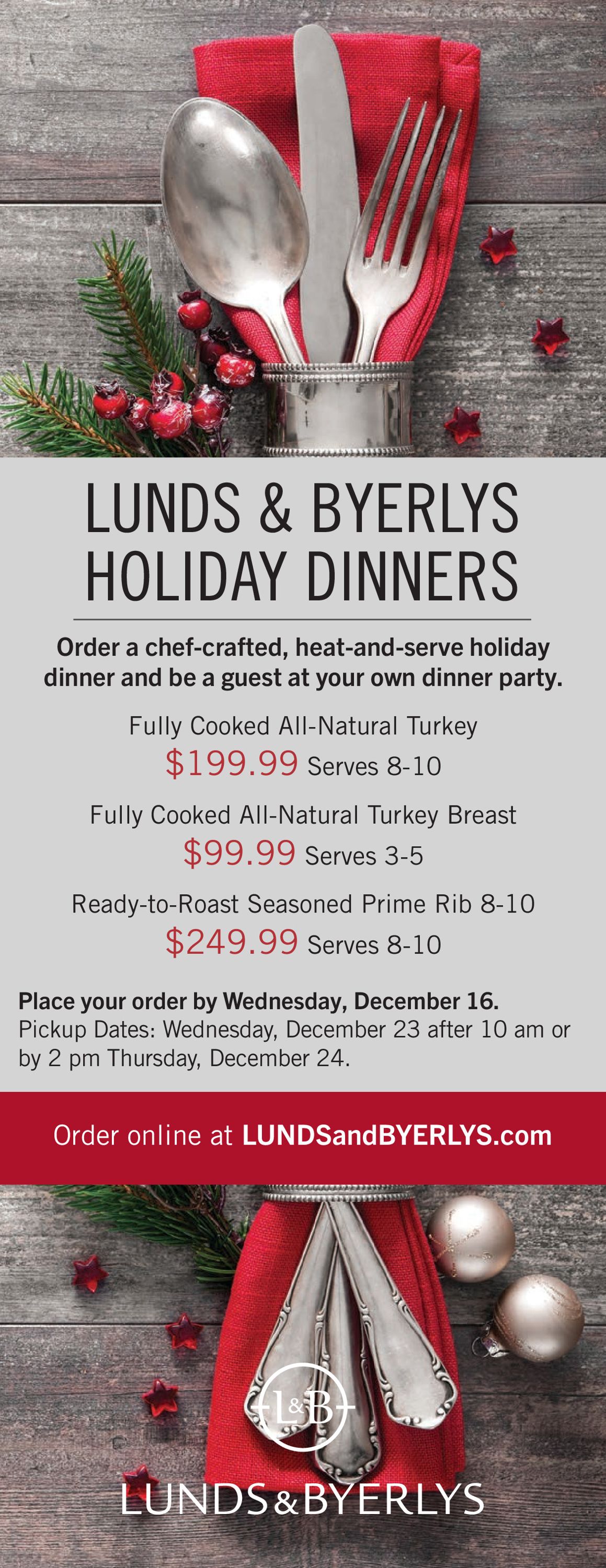 Lunds & Byerlys Ad from 11/27/2021