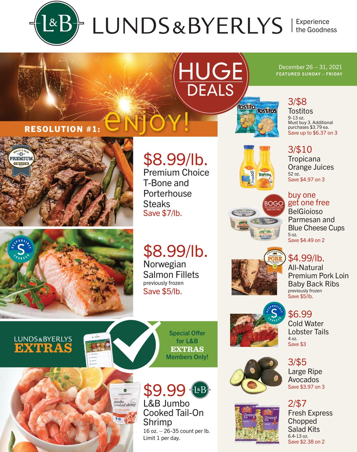 Lunds & Byerlys Ad from 12/23/2021